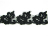 Koronka 4,5cm tiulowa czarna