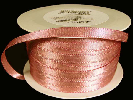 Wstążka 5mm atłas róż indyjski