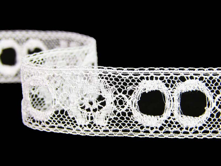 Wstawka 1,5cm bawełniana biała