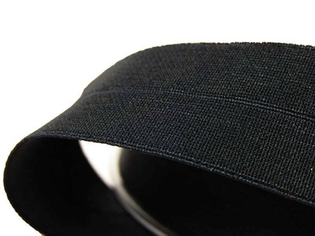 Lamówka 2cm elastyczna MAT czarna