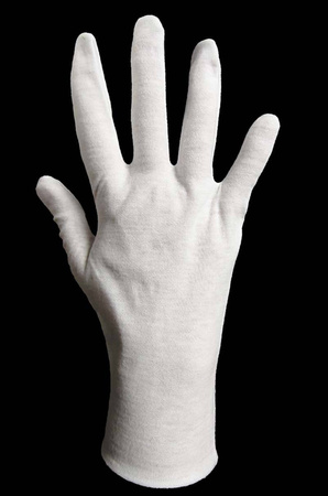 Rękawiczka BAWEŁNA 8 biała