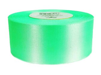 Wstążka 40mm atłas seledyn