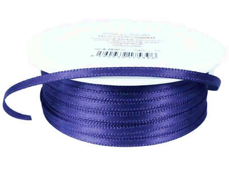 Wstążka 3mm atłas jasny granat