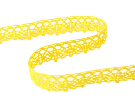 Koronka 1,9cm bawełniana żółta