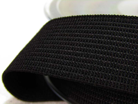 Guma 20mm tkana czarna