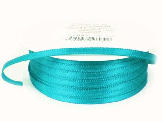 Wstążka 3mm atłas turkus