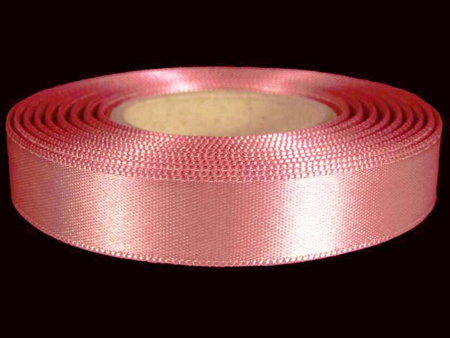 Wstążka 15mm atlas róż indyjski