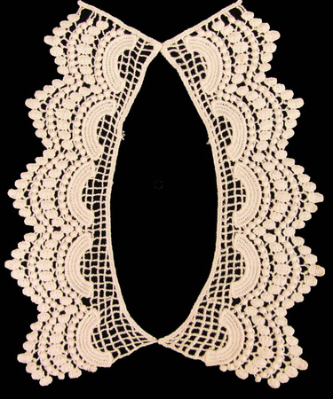 Kołnierzyk damski gipiura natural