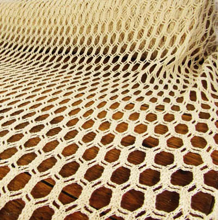 Koronka 150cm bawełniana natural