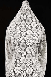 Koronka 155cm stabilna kość słoniowa