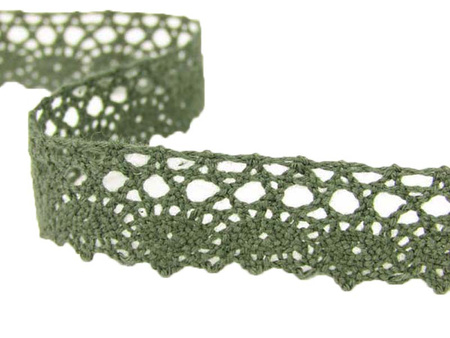 Koronka 1,5cm bawełniana khaki