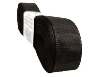 Wstążka 15mm tafta popiel grafitowy