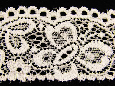 Koronka 4cm elastyczna ivory