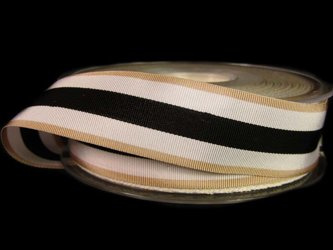 Taśma 25mm ryps LAMPAS beżowa