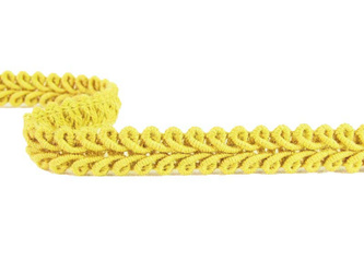 Taśma 1cm galonowa bawełna złoty jasny