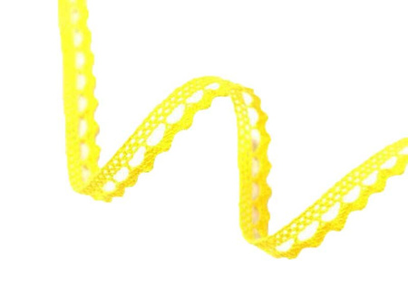 Koronka 0,9cm bawełniana żółta