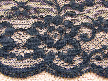 Koronka 8,5cm stabilna granat