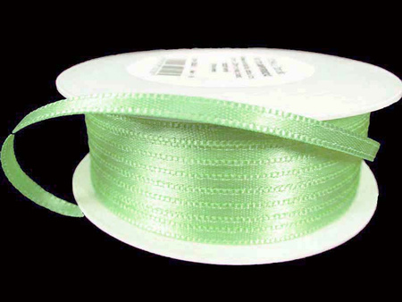 Wstążka 3mm atłas kwiat lipy