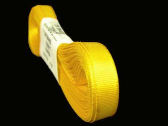 Wstążka 6mm tafta żółta