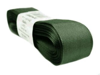 Wstążka 25mm tafta popiel stalowy