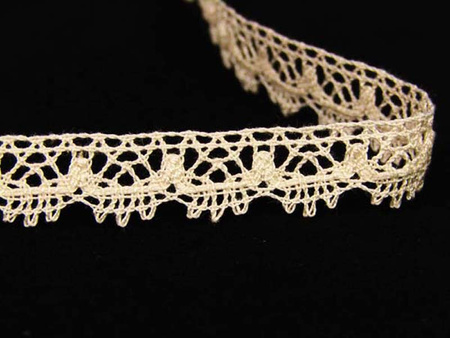 Koronka 1,4cm bawełniana naturalna
