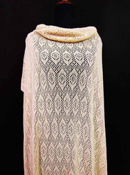 Koronka 100cm bawełniana natural