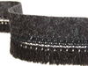 Taśma 2,8cm FRĘDZEL wełna czarna