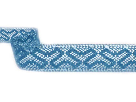 Wstawka 4,1cm bawełniana granat morski