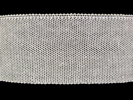 Tiul 9cm bawełniany biały