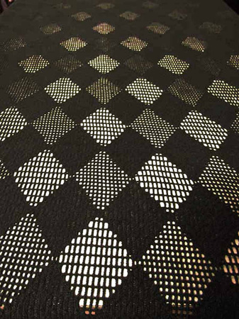 Koronka 170cm bawełniana czarna