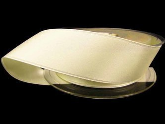 Wstążka 25mm atłas ecru