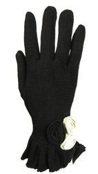 Rękawiczka WEŁNA damska czarna