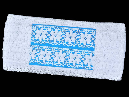 Koronka 3,4cm bawełniana biała