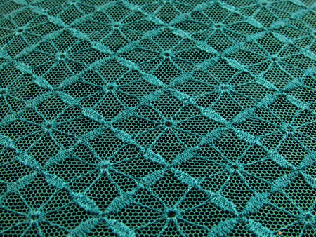 Koronka 27cm tiulowa turkus