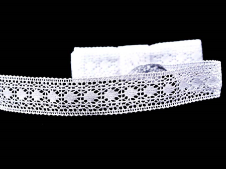 Wstawka 2,4cm bawełniana biała