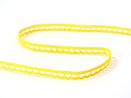 Koronka 1cm bawełniana żółta