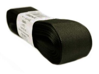 Wstążka 25mm tafta ciemny popiel