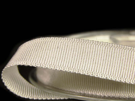 Taśma 11mm ryps bawełniano-poliamidowa ecru
