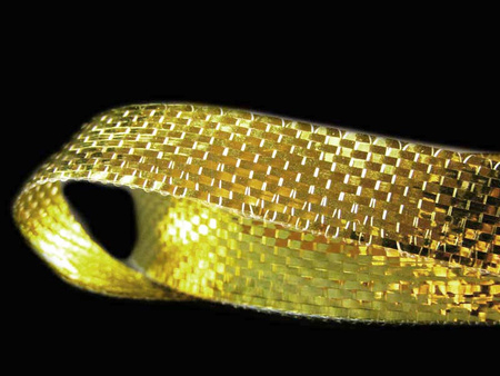 Wstążka 10mm lurex złoto