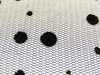 Taśma 16cm tiulowa kropki czarna