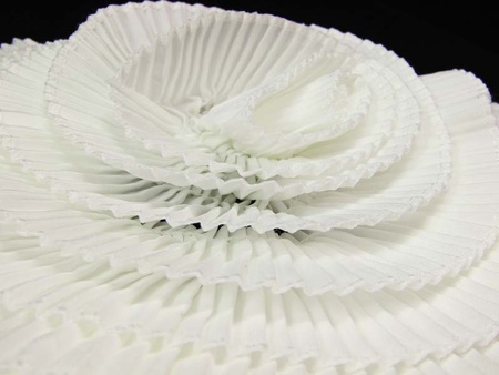 Aplikacja plisowana ivory