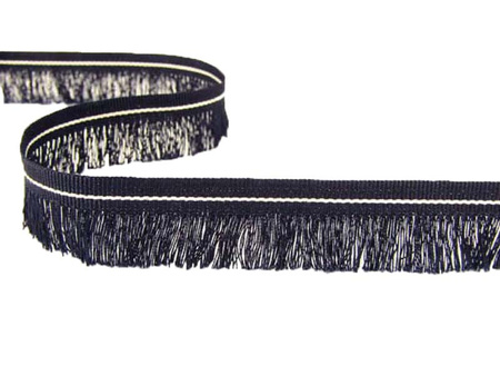 Taśma 2cm FRĘDZEL bawełna granat