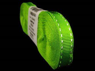 Taśma 1cm ryps stebnowana pistacja