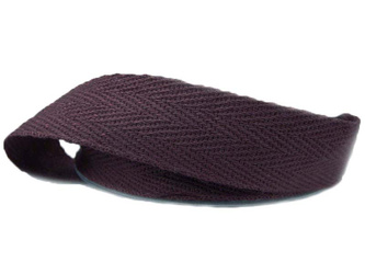 Taśma 20mm bawełniana grafit