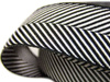 Taśma 25mm tkana HERRINGBONE czarna