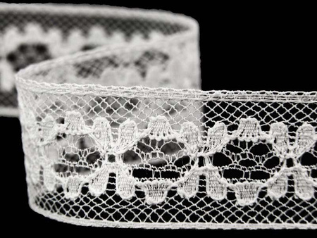 Wstawka 1,9 cm bawełniana biała