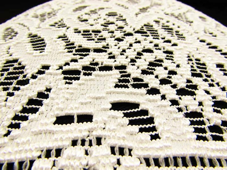 Koronka stabilna ivory