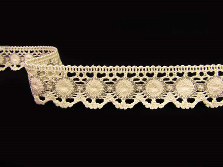 Koronka 3,5cm bawełniana naturalna