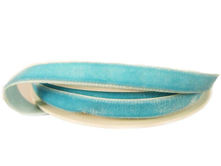Aksamitka 9mm turkus