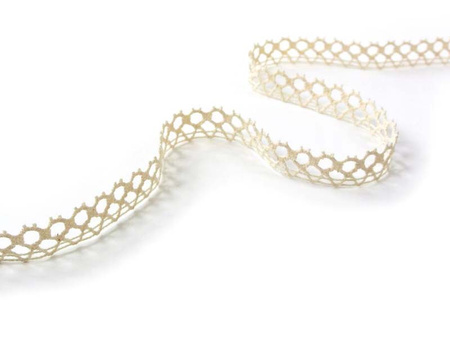 Koronka 1,4cm bawełniana naturalna